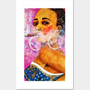 Cigar lady Posters and Art